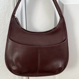 VINTAGE COACH ~ Brown Ergo 9033 leather zip shoulder/tote bag